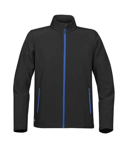 Mens Orbiter Soft Shell Jacket Black Azure Stormtech