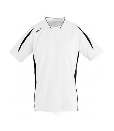 Maracana 2 maillot de foot homme blanc/noir SOLS