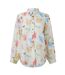 Womens/ladies Celestial Marley Patterned Shirt Cream Never Fully Dressed-1