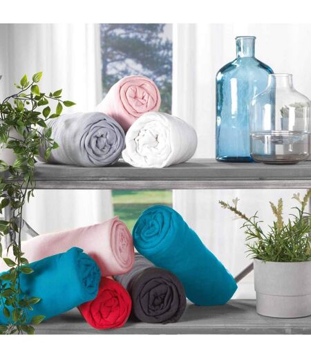 Drap Housse Jersy 160x200cm Charbon