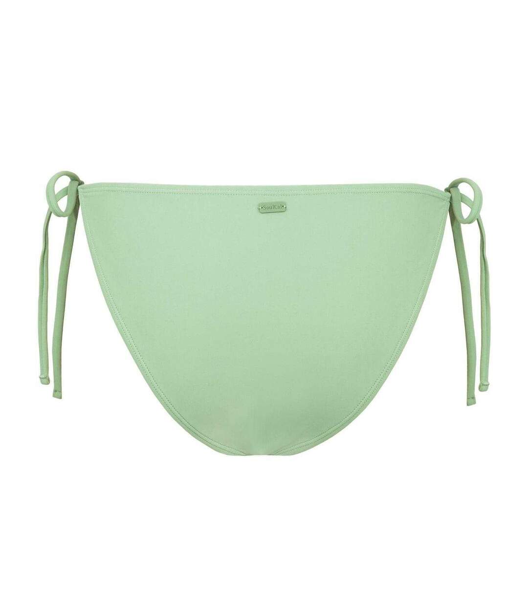 Womens/ladies Plain Bikini Bottoms Sage Green SoulCal-2