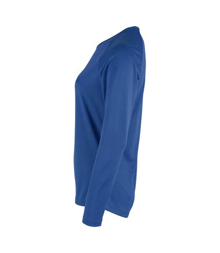 SOLS Womens/Ladies Sporty Long Sleeve Performance T-Shirt (Royal Blue)