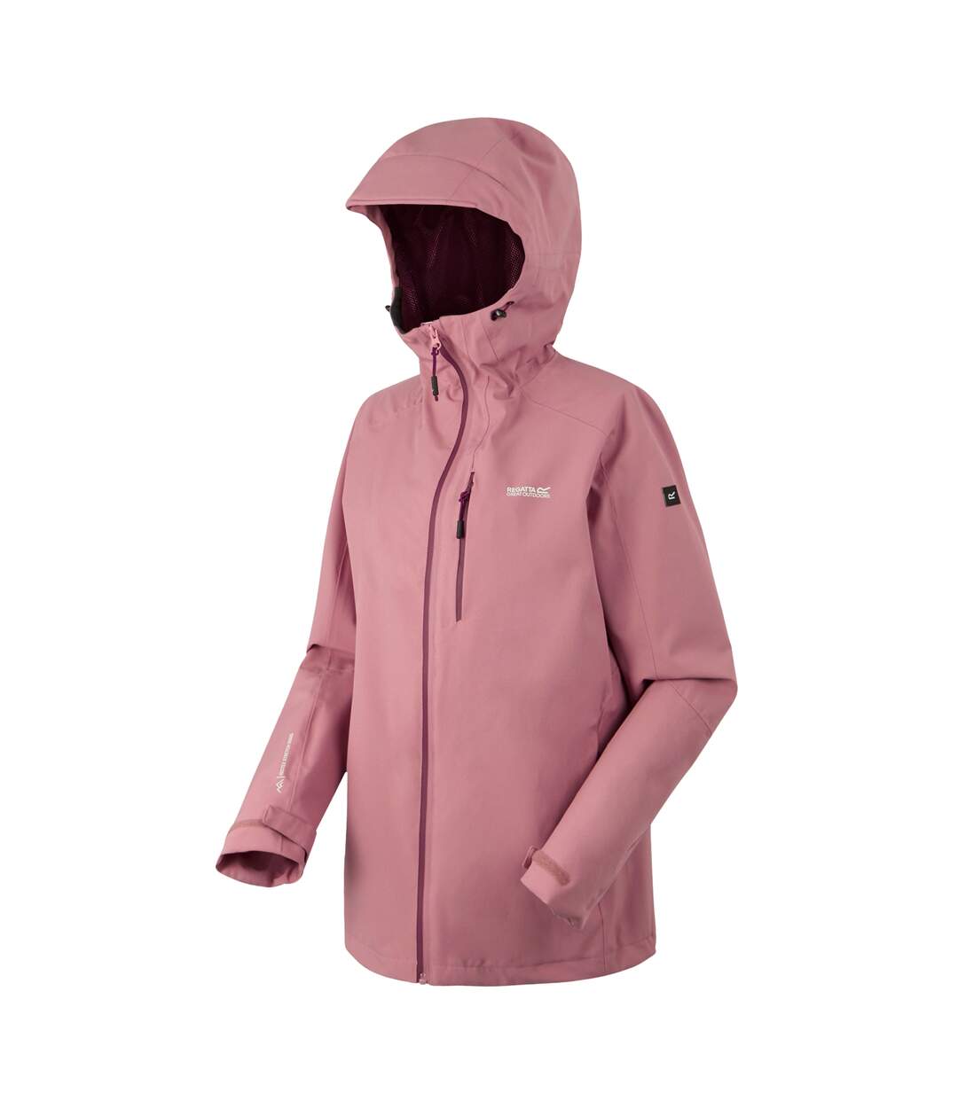 Veste Imperméable À Capuche Birchdale Femme Bleu Orage Regatta-2
