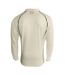 Surridge Mens/Youth Premier Sports Long Sleeve Polo Shirt (Cream/Maroon)