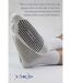 4 Paires Chaussettes Diabétiques Antidérapantes, Chaussettes Bambou Extra Large-3