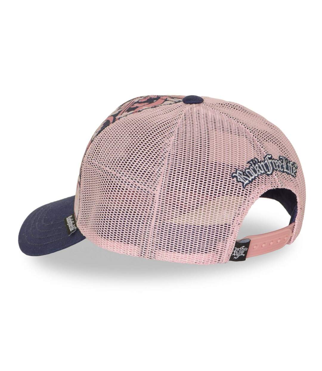 Casquette trucker imprimée filet logo brodé visière imprimée Hanami Rock'n Free Life-5