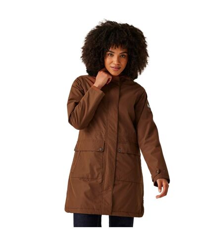 Parka sabinka femme marron foncé Regatta