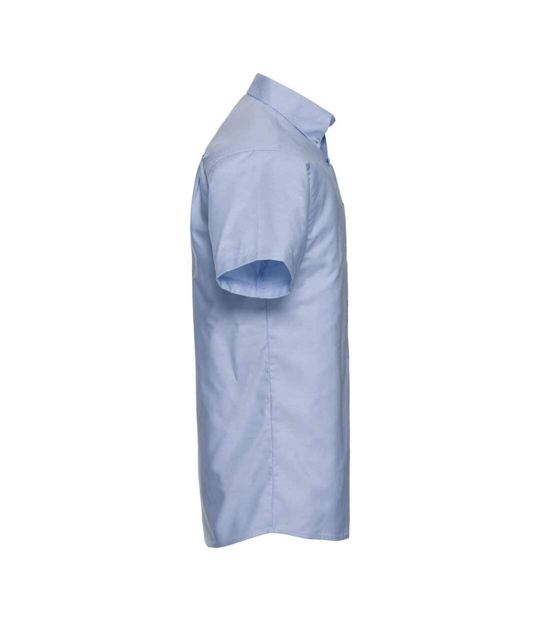 Chemise Classic Homme Bleu Oxford Russell Collection-3