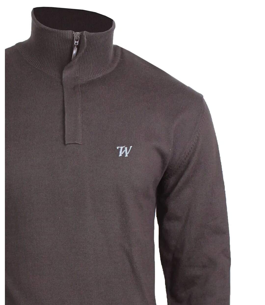Pull camionneur col montant zippé PLUG1B-3