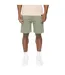 Short Décontracté Bardon Homme Olive Crosshatch-2