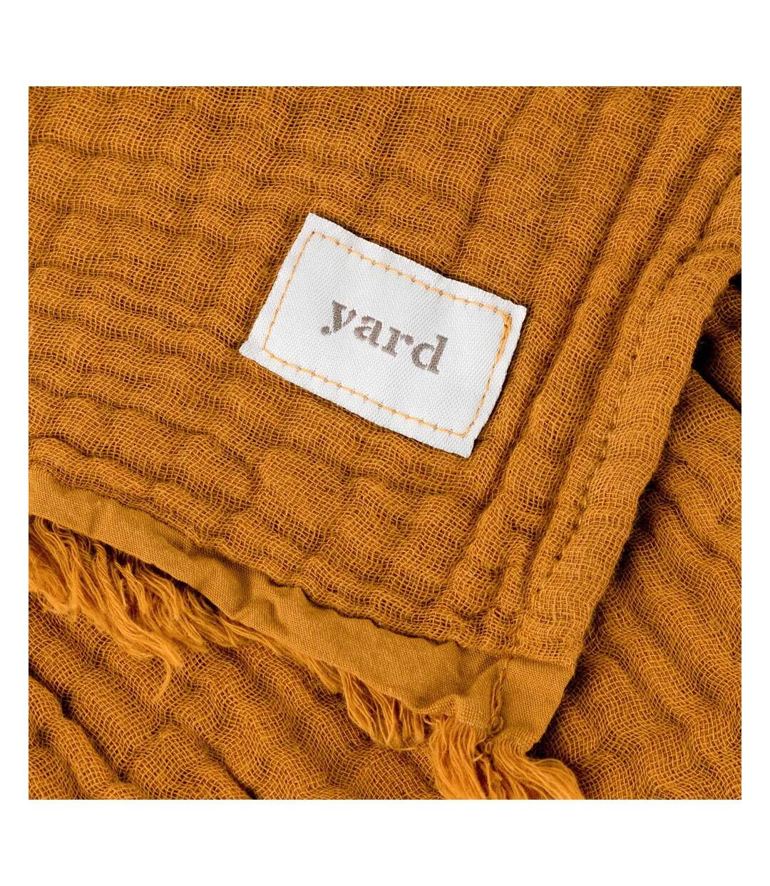 Lark cotton crinkled throw cumin Yard-2