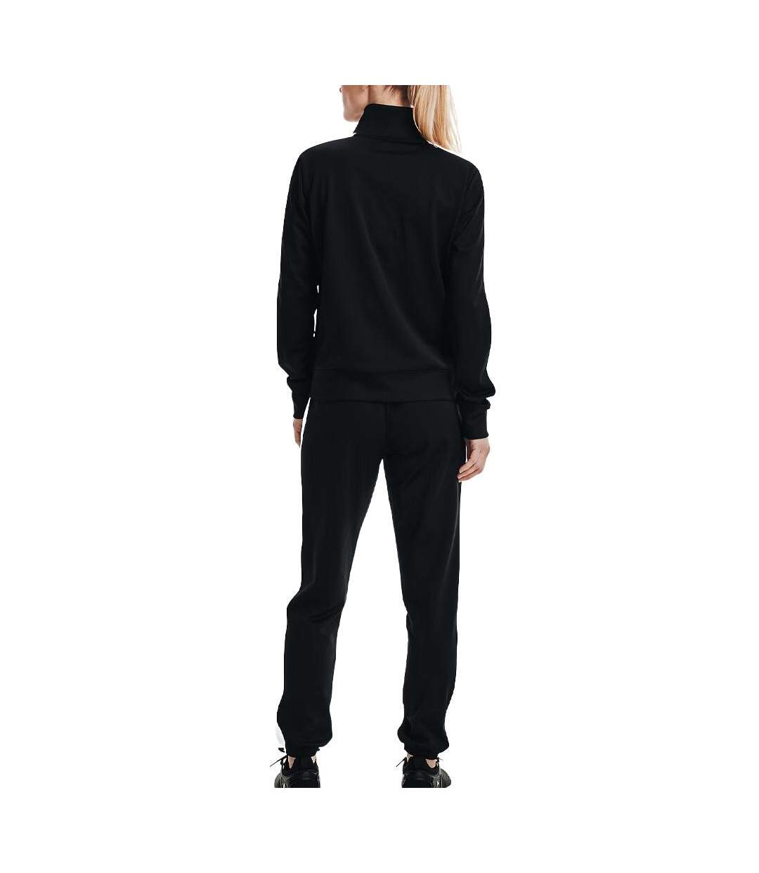 Survêtement noir/blanc femme under armour tricot-2