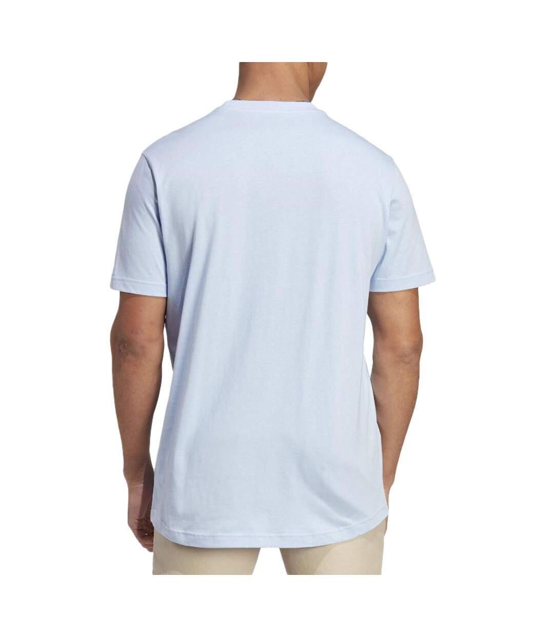 T-Shirt bleu homme adidas ic9801-2