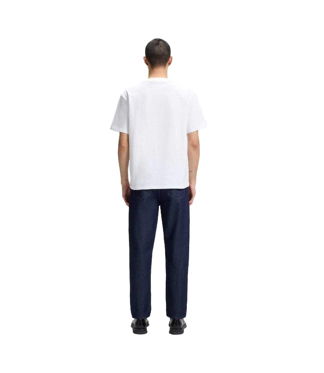 T-shirt Motif/style Imprimé Dapolino Homme Blanc Hugo-4