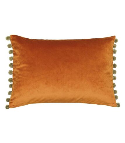 Paoletti Fiesta Rectangle Cushion Cover (Rust/Khaki)