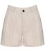 Bermuda en lin - Femme - PATS713 - beige linen sand-1