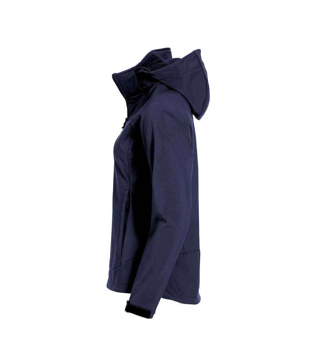 Veste softshell milford femme bleu marine foncé Clique