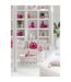Vase Design en Verre Cocoon 45cm Rose-3