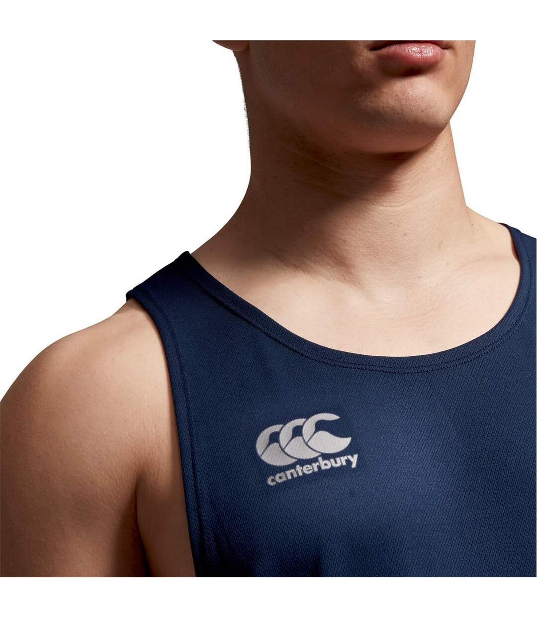 Mens Super Light Tank Top Navy Canterbury-4