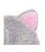 Bonnet Enfant Chat 21cm Gris & Rose-2