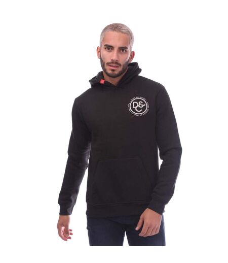 Mens Macksony Graphic Hoodie Black Duck And Cover