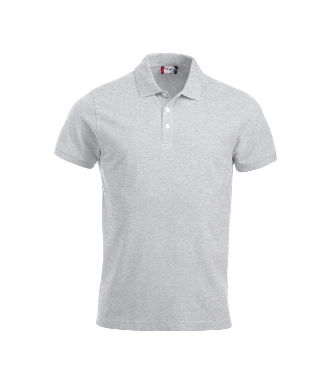 Mens Classic Lincoln Polo Shirt Ash Clique-1