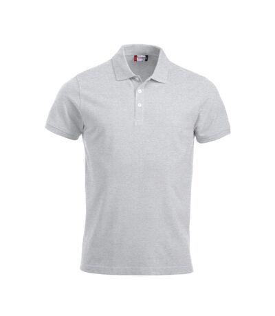 Mens Classic Lincoln Polo Shirt Ash Clique