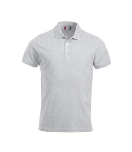 Mens Classic Lincoln Polo Shirt Ash Clique
