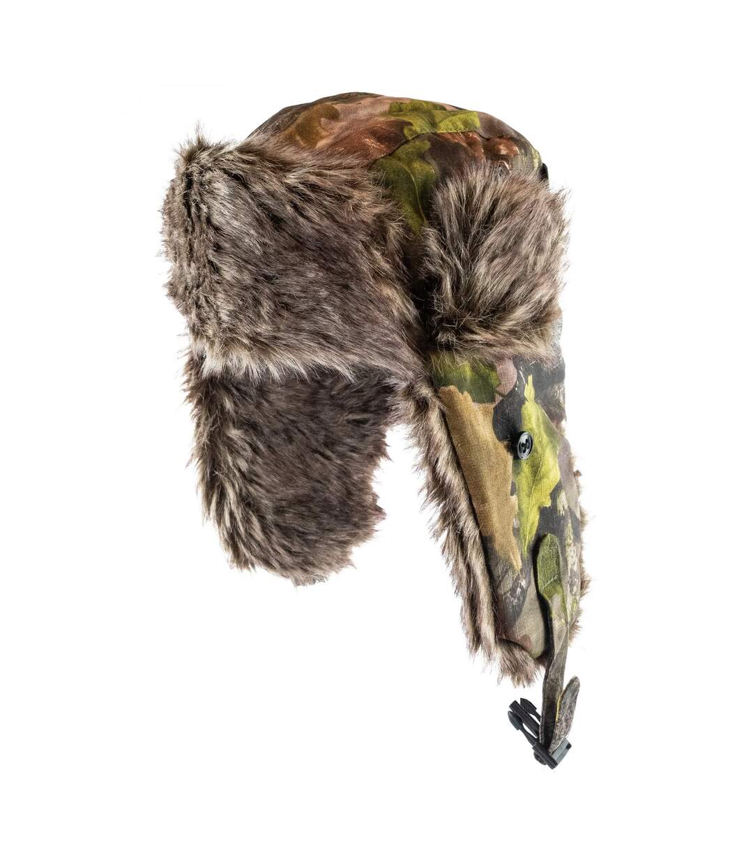 Unisex Adult Tundra Oak Leaf Winter Hat Camo Green Jack Pyke-4