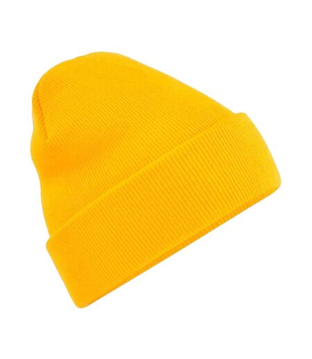 Unisex adults original cuffed beanie gold Beechfield