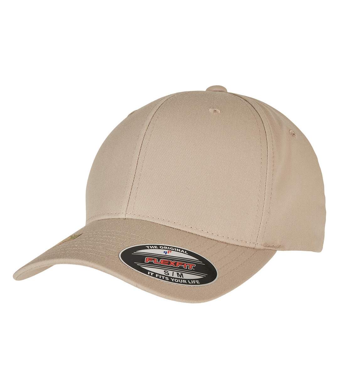 Casquette de baseball flexfit adulte kaki Yupoong-1
