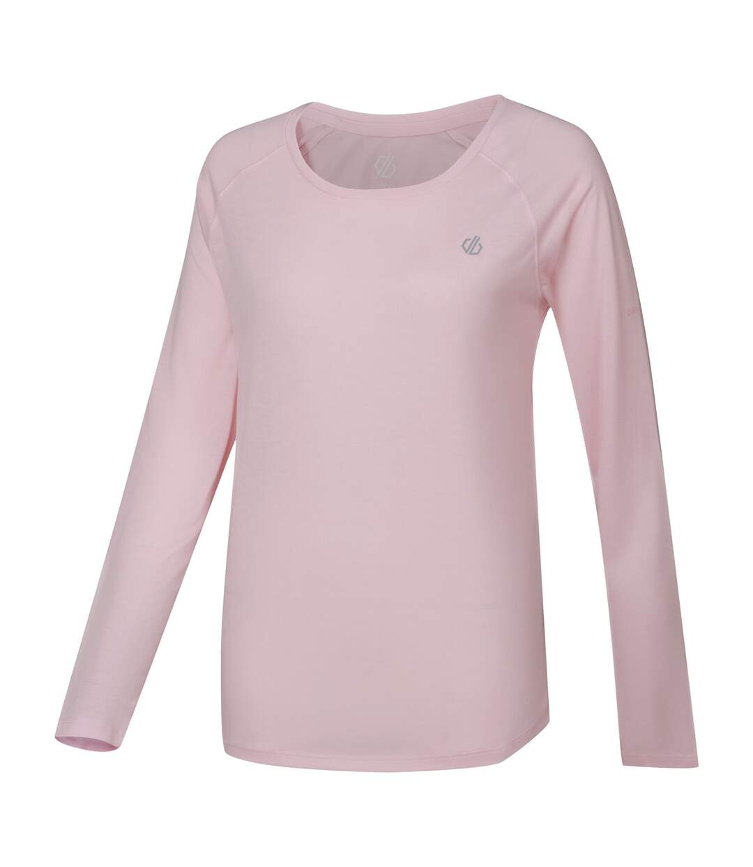 Womens/ladies Serenity Long-sleeved T-shirt Pink Haze Dare 2B-4
