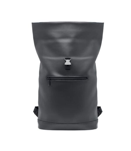 Bai roll roll top pu laptop backpack one size black MidOcean