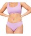 Bas De Maillot De Bain Motif/style Texturé Femme Lilas Be You-4