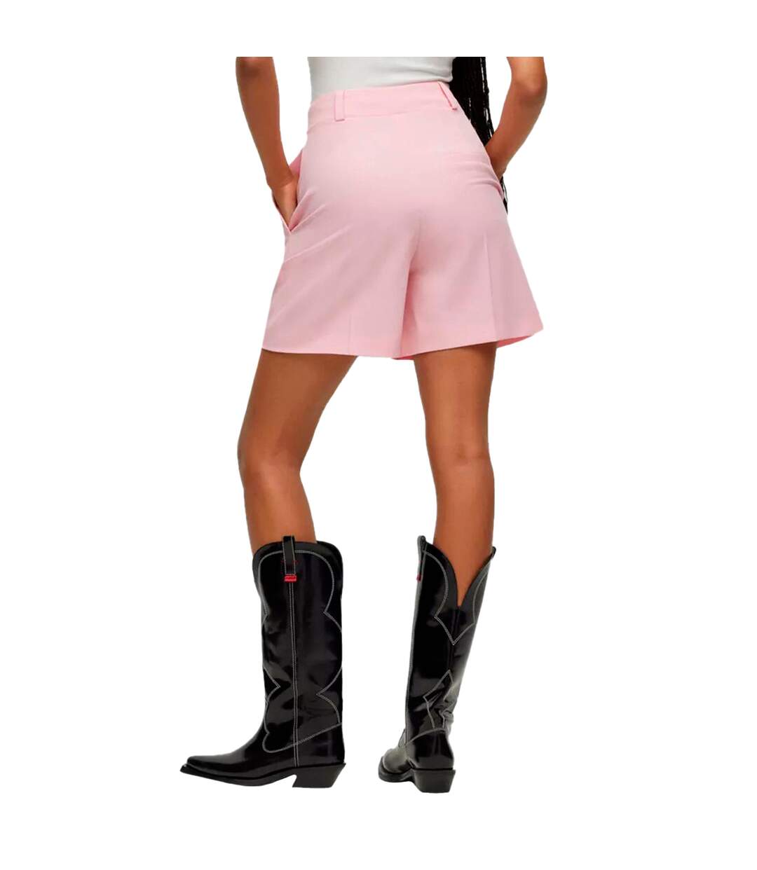 Short Décontracté Hatisi Femme Rose Hugo-2