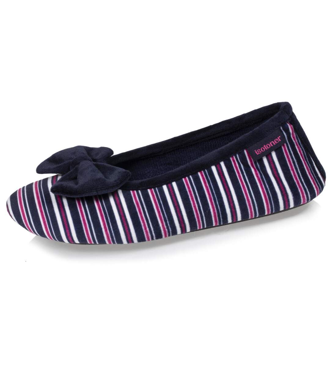 Isotoner Chaussons Ballerines femme ultra confortables, faciles à enfiler-1