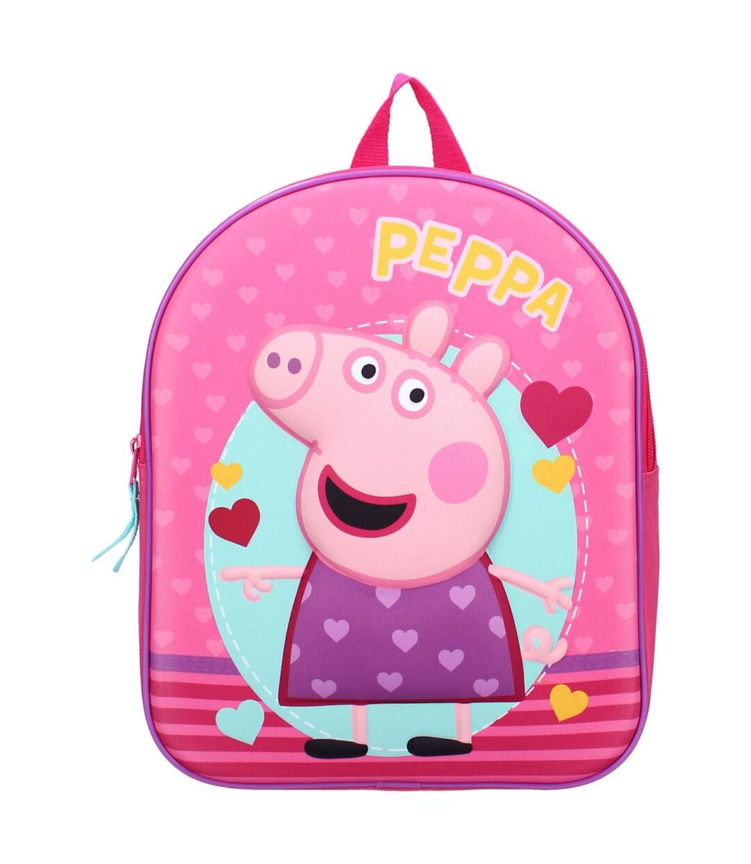 Sac à Dos (Bagages, Sacs, cartables, Trousses,Parapluie.) PEPPA PIG Fantaisie Sac à Dos 3D 007-1670 32x26x11cm-2