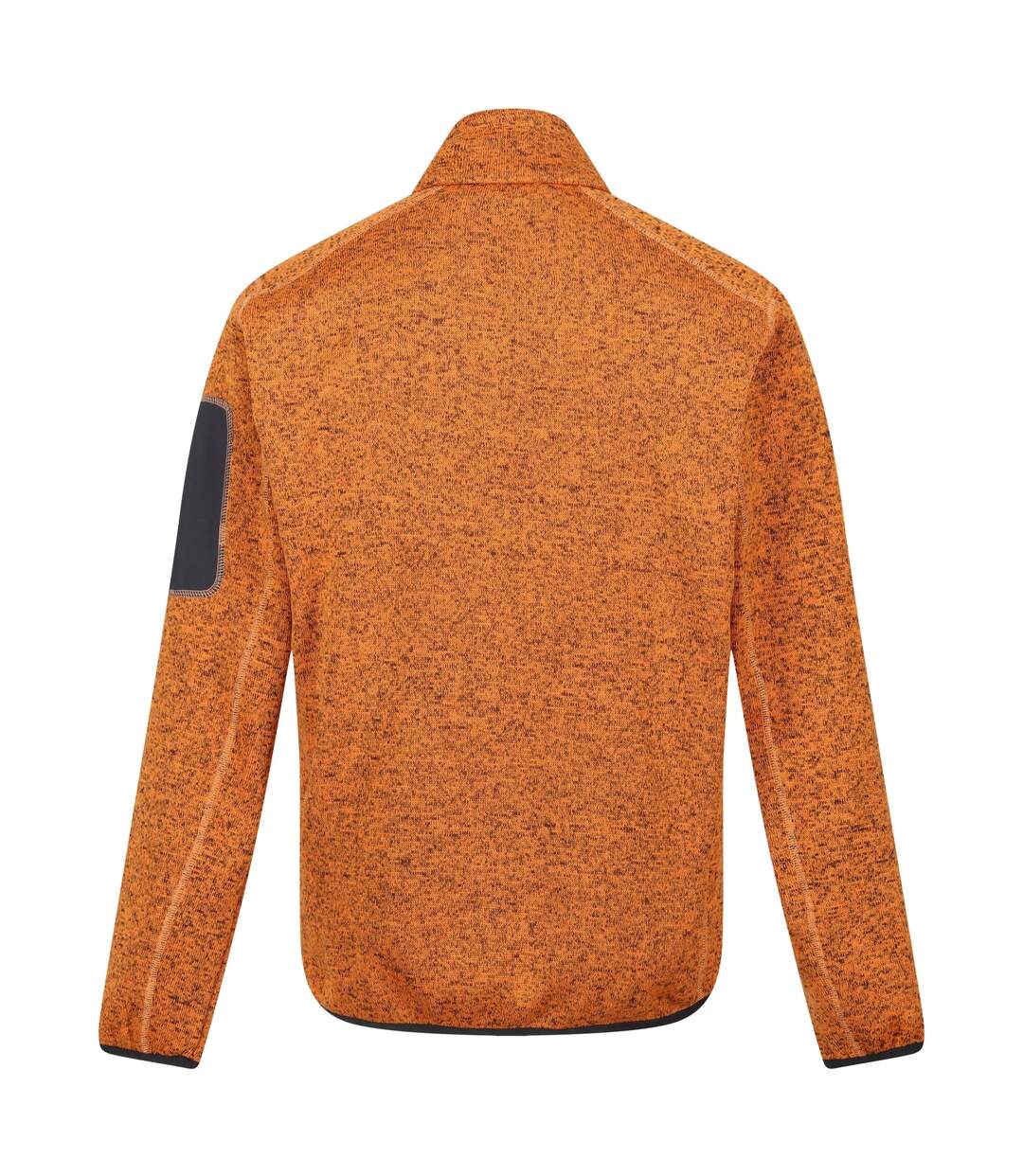 Mens Newhill Marl Full Zip Fleece Jacket Orange Pepper Regatta-3
