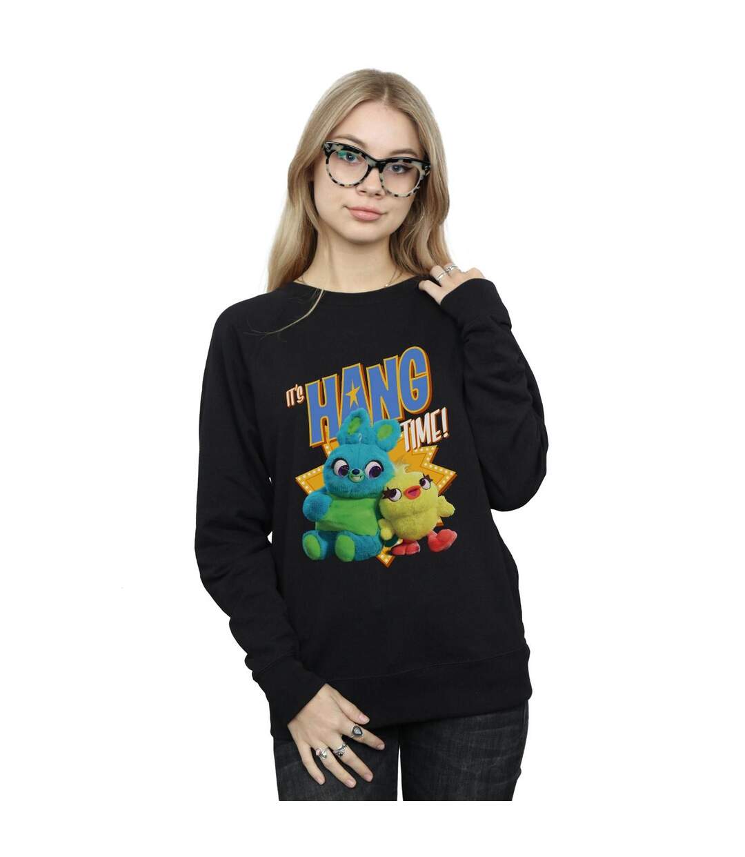 Disney Sweatshirt Womens/Ladies Toy Story 4 It's Hang Time (Noir) - UTBI42069-2