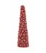 Cône de Noël Déco Baies 61cm Rouge-1