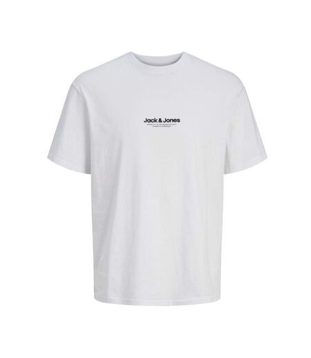 T-shirt blanc homme jack & jones whvesterbro - s