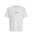 T-shirt blanc homme jack & jones whvesterbro - s-1