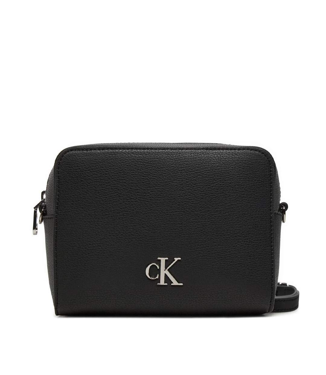 Sac à bandoulière noir femme calvin klein jeans minimal - taille unique-1