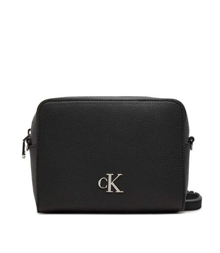 Sac à bandoulière noir femme calvin klein jeans minimal - taille unique