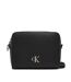 Sac à bandoulière noir femme calvin klein jeans minimal - taille unique-1
