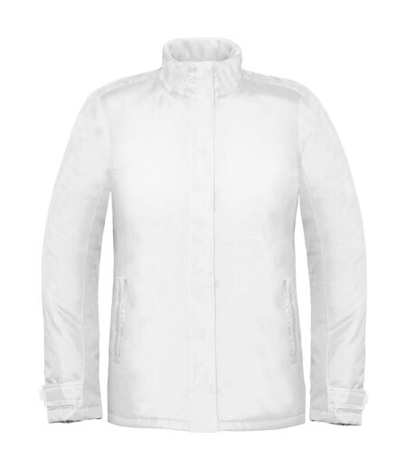 Veste coupe-vent imperméable femme blanc B&C Real+