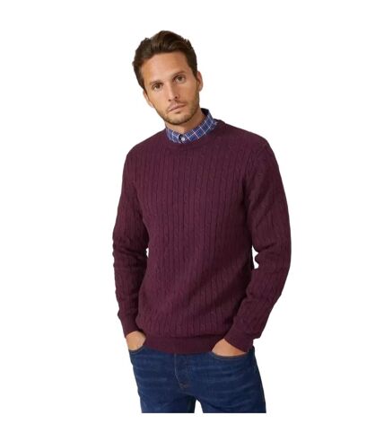 Sweat cable homme bordeaux Maine