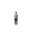 Mens Pirol Logo Long-sleeved Polo Shirt Taupe Boss-1