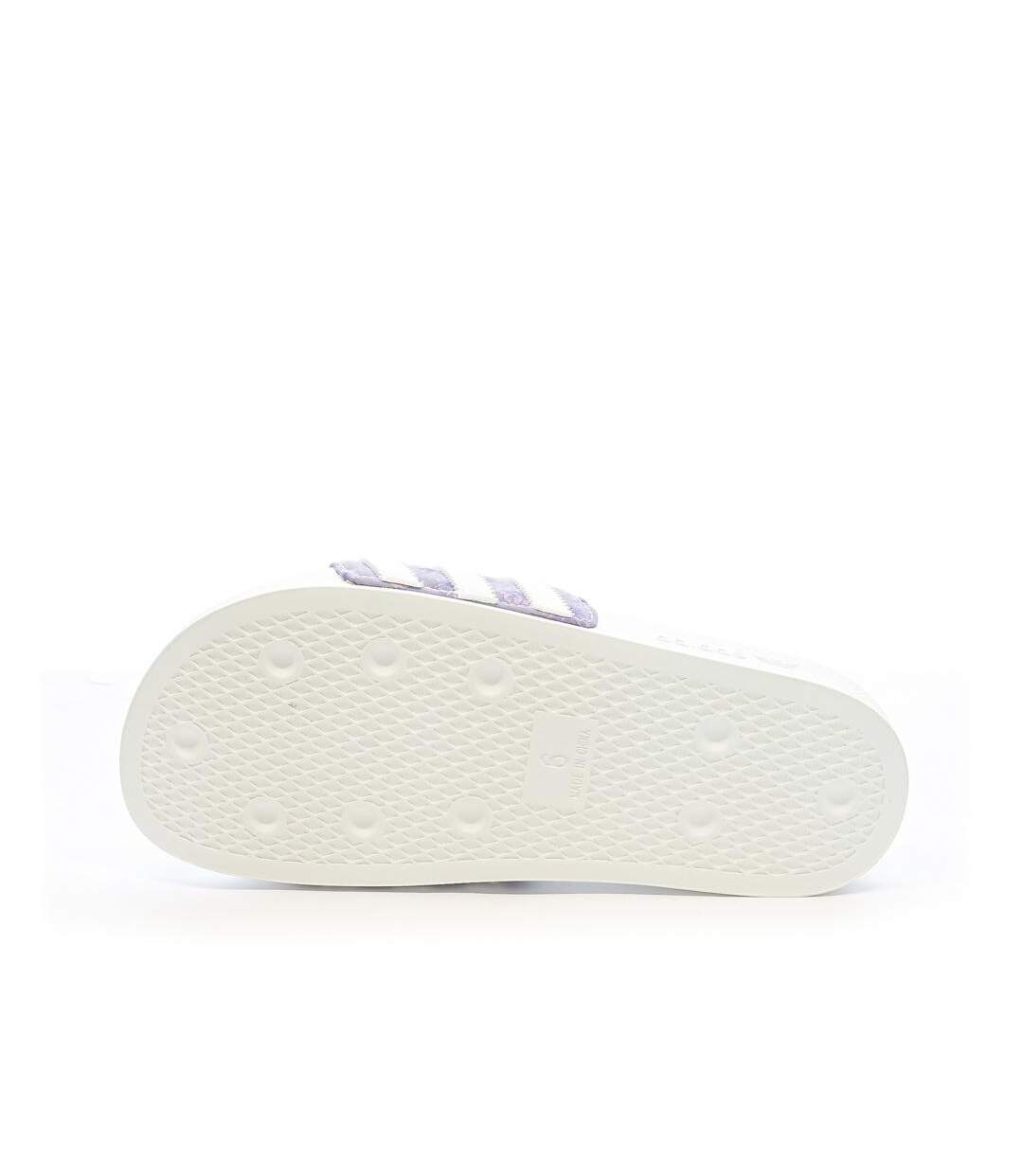 Claquettes Blanche/Mauve Femme Adidas Adilette HQ4294 - 35-2