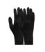 Gants en soie naturelle noir femme cairn gloves-1